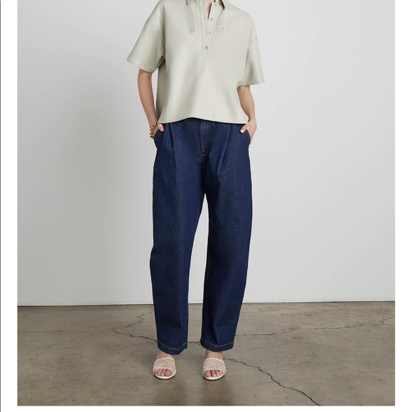 Nadia vegan Leather Pullover Who What Wear Collection - Picture 2 of 6